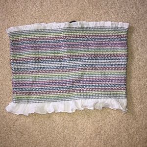 Rainbow tube top